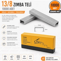 Zımba Teli 10000 On Bin Adet 13/8 2 Kutu