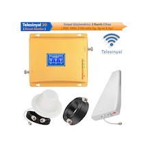 Telesinyal 30 KIRSAL ALAN Gsm Telefon Sinyal Güçlendirici, Yükseltici ve Arttırıcı (üç bantlı) 2g 3g ve 4.5g lte