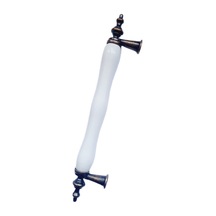 Beyaz Porselen Kulp Antik Ayak Kübra 128 Mm / 5 Adet Antik