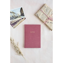 Bez Ciltli Defter / Çizgili Mürdüm
