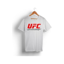 Tarzsokak Ufc Ultimate Fighting Championship Unisex Tişört Beyaz