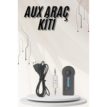 Yeni Nesil Bluetooth Aux Araç Kiti Siyah Tv Tablet Telefon Araç Araba - 4995