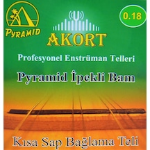 Akort 0.18 Pyramid Kısa Sap Bağlamateli - Saz Teli