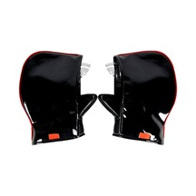 Motorcycle Kışlık Sıcak Tutucu Eldivenler - Deri, Su Geçirmez, Rüzgar Engeli, Siyah