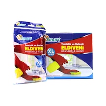 Xl Beden Temizlik Ve Bulaşık Eldiveni - Doğal Pamuk Astarlı - Plastik