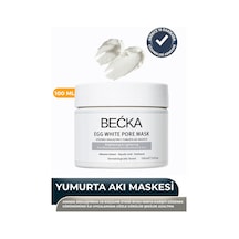 Becka Gözenek Sıkılaştırıcı Yumurta Akı Maskesi - Siyah Nokta Karşıtı Egg White Port Mask 100 Ml