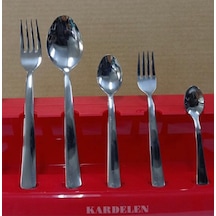 Kardelen 6 Kişilik 30 Parça Zümrüt Model Kaşık Çatal Set