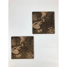 Bardak Altlığı Model -26 Kahverengi