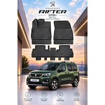 Peugeot Rifter 2018+ Aracınıza Özel Üretim Havuzlu Paspas Takımı A+ -mod-