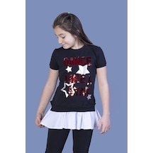 Toontoy Kids Toontoy Kız Çocuk Dance Pul Nakışlı Tişört Lacivert Toontoy Kids Toontoy Kız Çocuk Dance Pul Nakışlı Tişört Lacivert