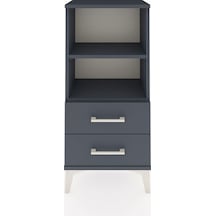 Arges Komodin 2 Raflı 2 Çekmeceli 44x30x96 Antrasit-antrasit Antrasit
