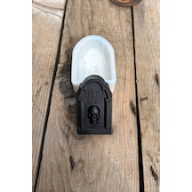 Mezar Taşı Here Lies Mum Kalıbı Silikon