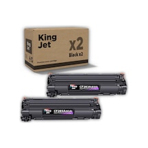 Kingjet Hp Uyumlu 83a Cf283a Standart Kapasiteli 2'li Paket Çipli  Uyumlu Toneri M225dw