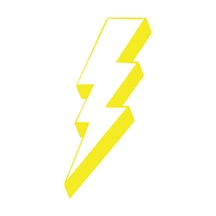 Elektirk Enerji Sticker 17x17 Cm Sarı