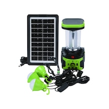 Gold Silver Gs-906 Bluetooth Radyo Usb Güneş Paneli Dahil Solar Enerjili Şarjlı Spot Fener