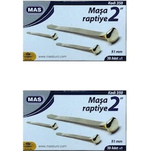 Mas 350 Maşa Raptiye 2'li Mas 350 Maşa Raptiye 2'li