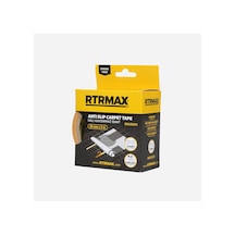 Çift Taraflı Bez Halı Bandı 50 Mm 5 Mt. Rtrmax - Rnu0901 18 x 50 MM