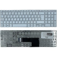 Sony Uyumlu Vaio Fit Svf1521q1r, Svf1521q4e, Svf1521q6e Klavye Tr Beyaz