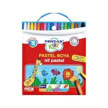 Kidz Çantalı Pastel Boya 18 Renk Set Renksiz