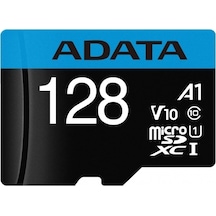 Adata AUSDX128GUICl10A1-RA1 Premier Class10 V10 128 GB  Adaptörlü Micro SD Kart