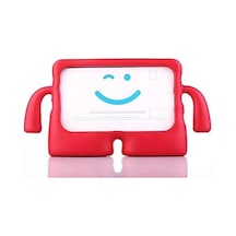 Apple Uyumlu İpad Çocuklar İçin Kılıf Ağır Hizmet Darbeye Dayanıklı Kılıf Çocuklara Dayanıklı Koruyucu Çocuk Kılıfı Standlı Kırmızı, İpad 9.nesil 10.2/ipad Pro 10.5