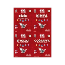 Limit 2027 11. Sınıf Fizik + Kimya + Biyoloji + Coğrafya Konu Anlatım Föyleri Seti 4 Kitap Maarif Model