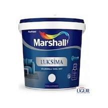 Marshall Luksima Silikonlu Özel Mat Silineblir I Ç Cephe Duvar Boyası 15 Lt Sabun Köpüğü 15 L