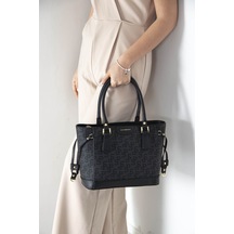 Silver&polo 907 Kadın El Ve Omuz Çantası Siyah