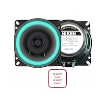 Araç Hoparlörü Kolon 10Cm 4Inc 80Watt Niken 2 Adet