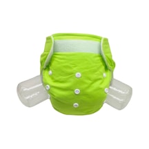 Bezhane Baby Ybb Yıkanabilir Cırt Cırtlı Bebek Bezi Cepli Neon Yeşil