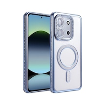 Redmi 15c 4g Joke Simli Magneticsafe Kılıf - Mavi İtdark50710
