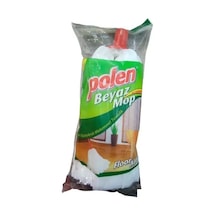 Polen 2819 Beyaz Mop Kl60 Yüksek Emici Mikrofiber Yedek Mop Başlığı, Ev Ve İş Yeri Uyumlu Pratik Islak Ve Kuru Zemin Temizlik Paspası 50 x 22