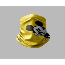 Buffalo Çocuk Tasarımlı Motorcu Buff Maske Outdoor Boyunluk Unisex Bandana Siyah