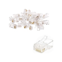 S-Link SL-COB8P RJ45 Cat6 Soket Konnektör Paketi 100'lü