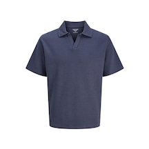 Jack & Jones Jack&jones Montauk Split Erkek Gri Polo Yaka Tişört