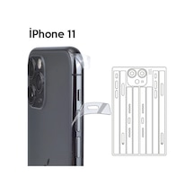 İphone 11 6.1 Hidrojel Hayalet Yan Alt Üst Kamera Kaplama Film- 5775