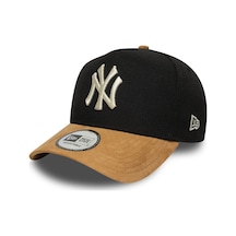 New Era New York Yankees Süet Şapka 60759008 Siyah-krem