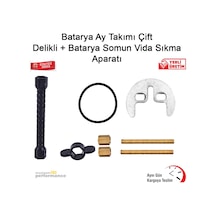 Batarya Ay Takımı Çift Delikli + Batarya Somun Sıkma Aparatı