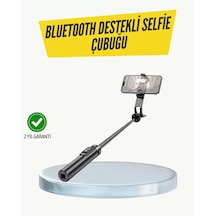 Bluetooth Selfie Çubuğu - Katlanabilir Uzaktan Kumandalı