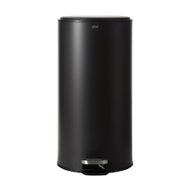 Mudo Home Boho Round Çöp Kovası Siyah 30lt Diğer
