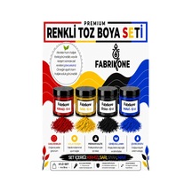 Toz Mum Boyası Seti 10 Cc 4 Lü Soya & Parafin Wax Için Kırmızı, Sarı, Siyah, Mavi Bkfab4ksrsm10g Karışık
