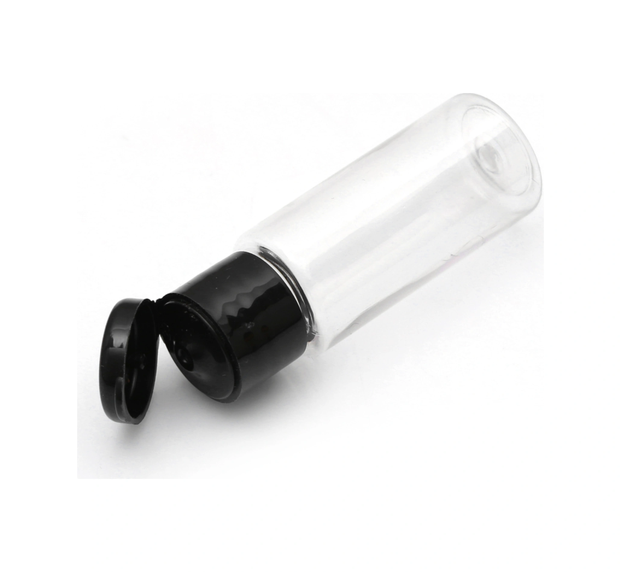 20ml Plastik Şefaf Fliptop Kapak Şişe, 24 Adet, Açmalı Kapak Şişe, Dezenfektan Şişesi,sabun Şişesi, Kozmetik Şişe
