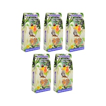 Birdmozz Premium Vitaminli Paraket Cennet Sultan ve Sevda Kuşu Yemi 5 x 700 G