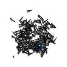 Hubrendy Çer Klips, Menteşe, Ayağı Çivisi 9mm Çelik - Siyah 10gr