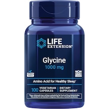 Life Extension Glycine 1000 Mg Amino Acid That Promotes Healthy Sleep 100 Caps