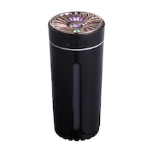 Novahub Taşınabilir Araba Hava Nemlendirici Siyah - 2 Renkli Işık Modu - 300ml Su Kapasitesi