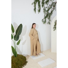 Aker Camel Beli Lastikli Pantolon Camel Camel