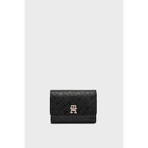 Tommy Hilfiger Bayan Cüzdan Aw0aw17257 Bds Siyah Siyah