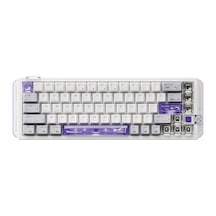 Vgn Flash 68he Alüminyum Manyetik Oyuncu Klavyesi Blazing Yellow Magneto-purple Soul