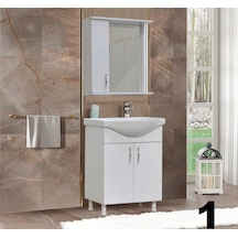 Banyo Dolabı 55 Cm Takım Çok Renkli